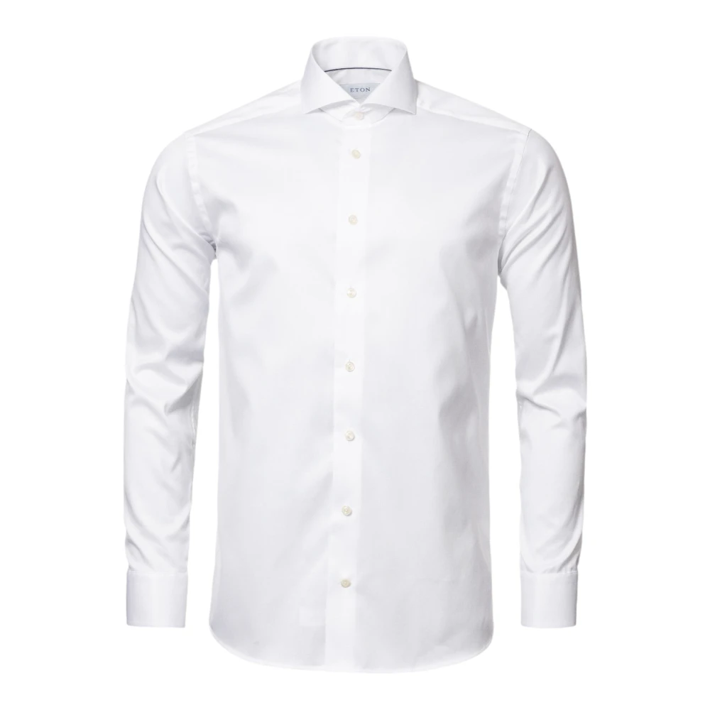 Eton White Contemporary Fit Signature Twill Shirt - Male - Formal Shirts - 3XL - Shirts