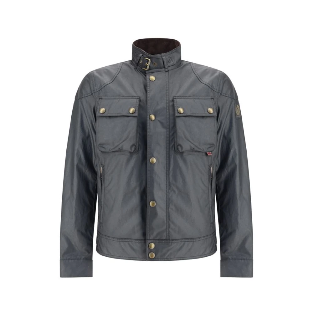Belstaff Men's Black Light Jackets, Xl, Racemaster Jacket