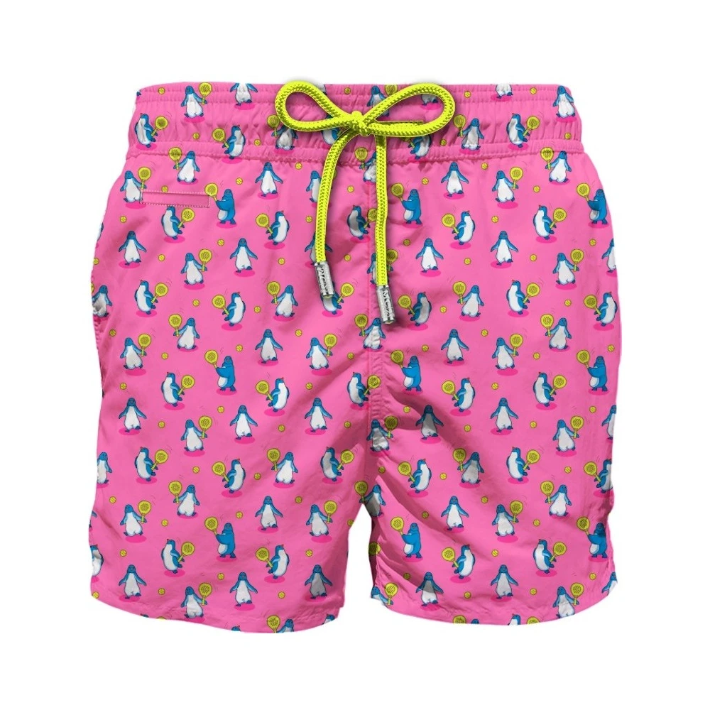 Saint Barth Pinguïn Print Zwembroek Multicolor Heren