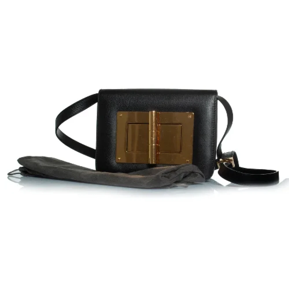 Tom Ford Pre-owned Leather crossbody-bags Black Dames