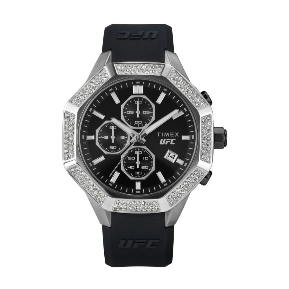 Timex Men's Black Synthetic Sport Watch With Digital Display And Water Resistance