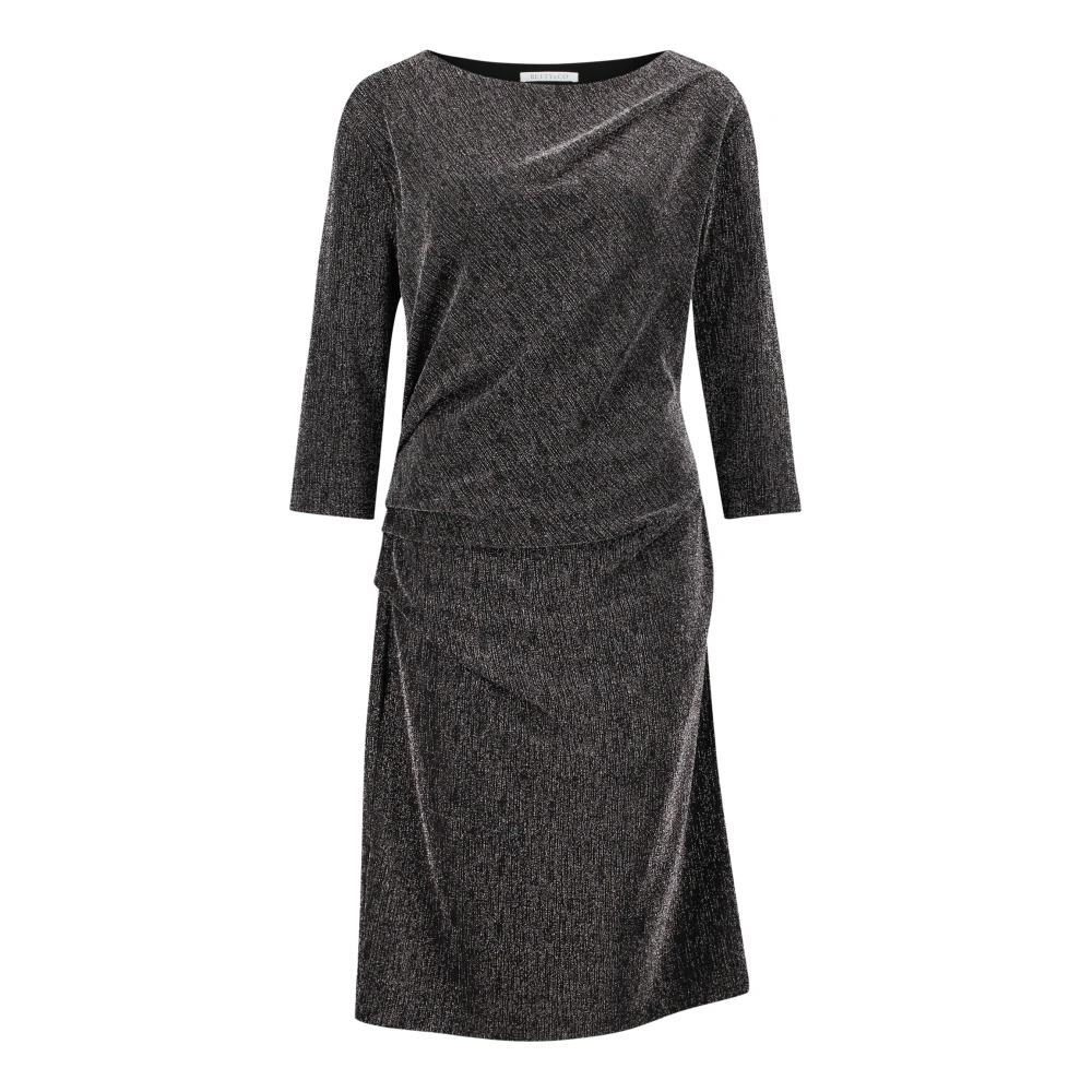 Betty & Co Jerseyjurk met 3 4 mouwen Black Dames