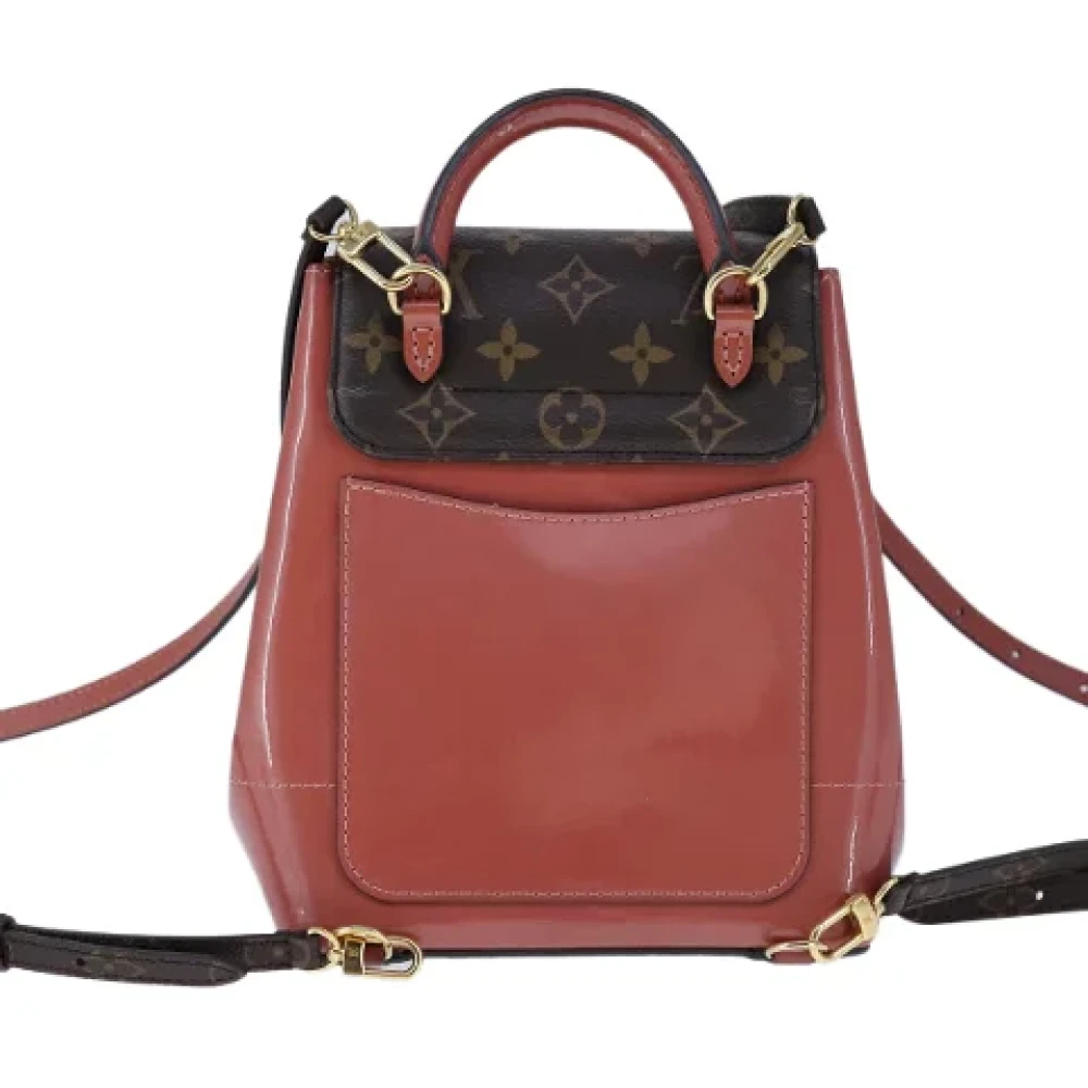 Louis Vuitton Vintage Pre-owned Canvas backpacks Brown Dames