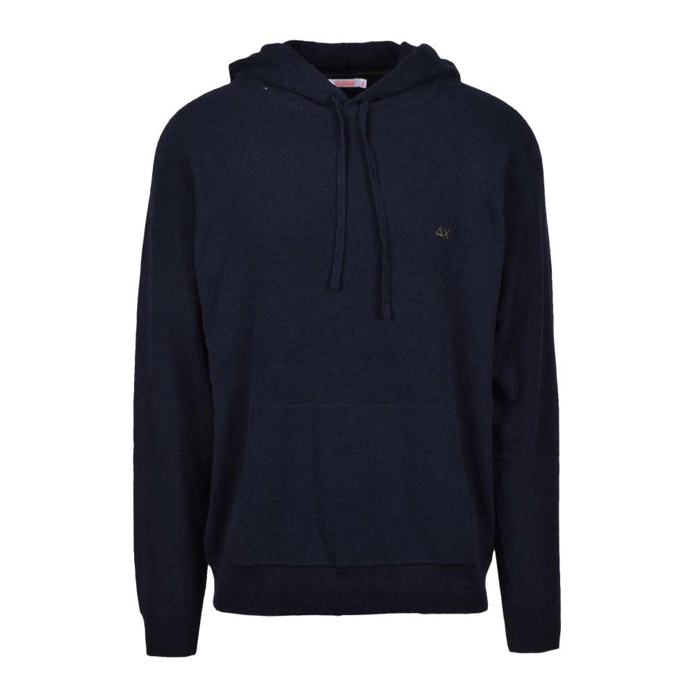Sun68 Katoenmix Sweater Blue Heren