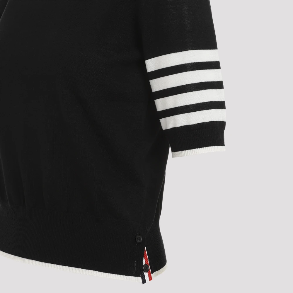 Thom Browne Zwarte Coltrui Black Dames