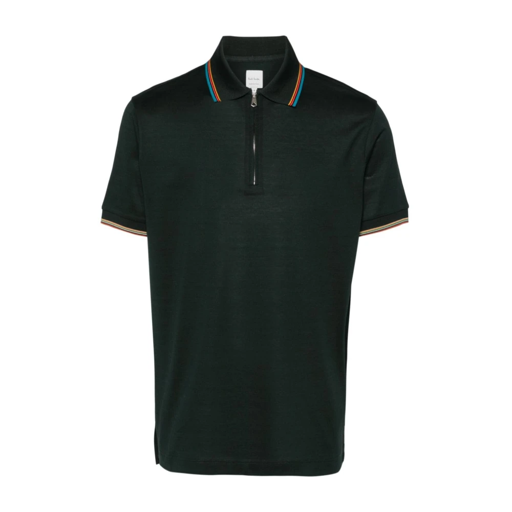 Paul Smith Groene Gestreepte Polo Shirt Green Heren