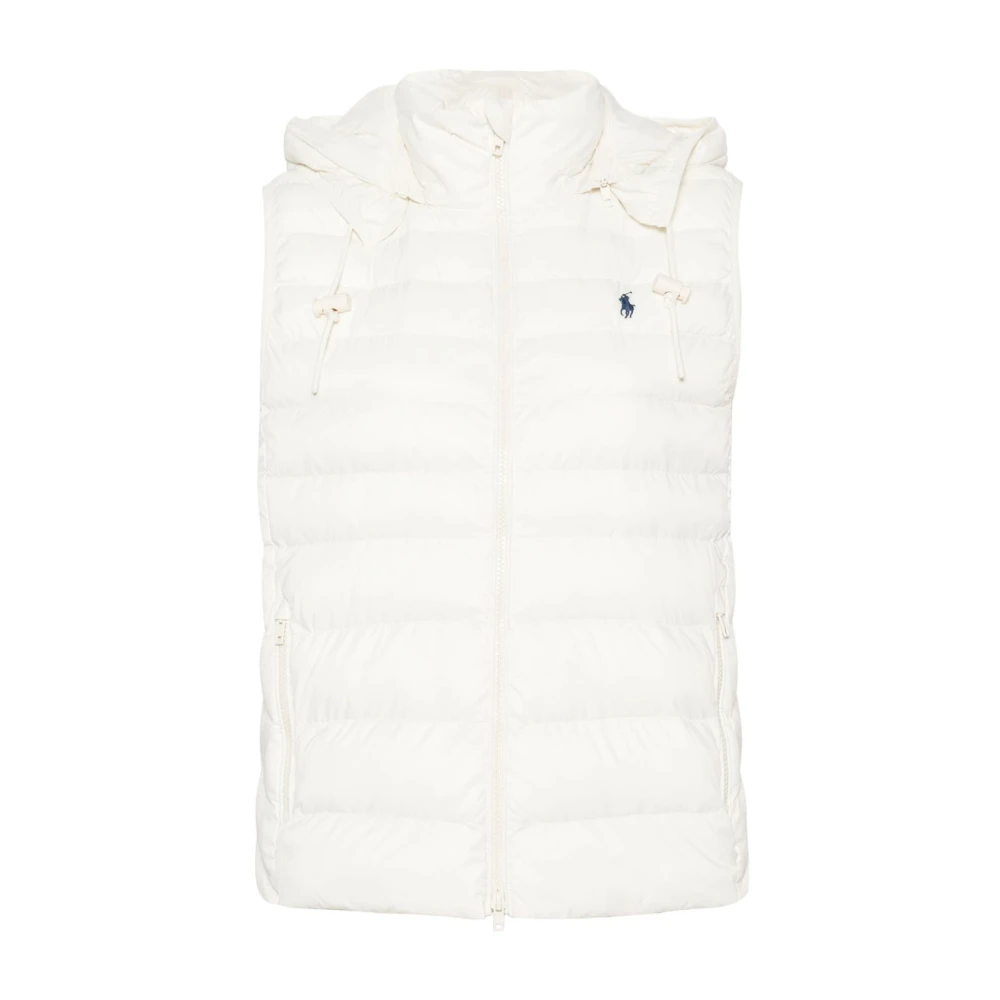 Polo Ralph Lauren Vit Vadderad Lättvit Jacka