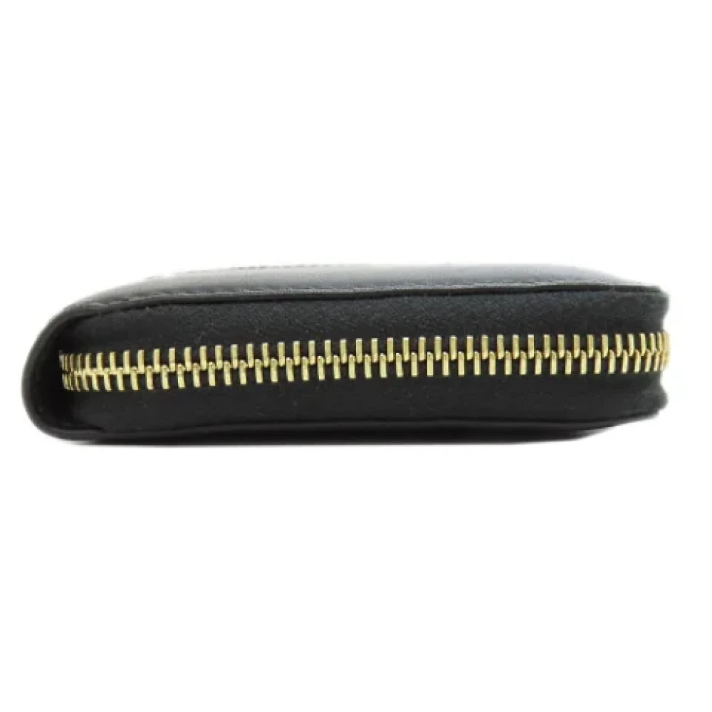 Gucci Vintage Pre-owned Leather wallets Black Dames