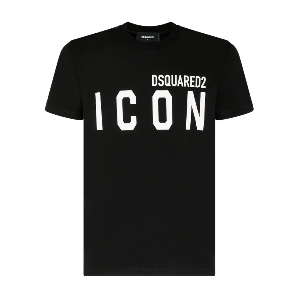 Dsquared2 Zwarte T-shirts en Polos Black Heren