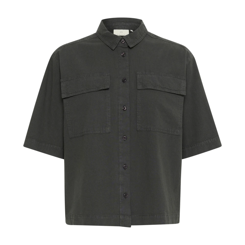 Kaffe Zwart Oester Overhemdblouse Gray Dames