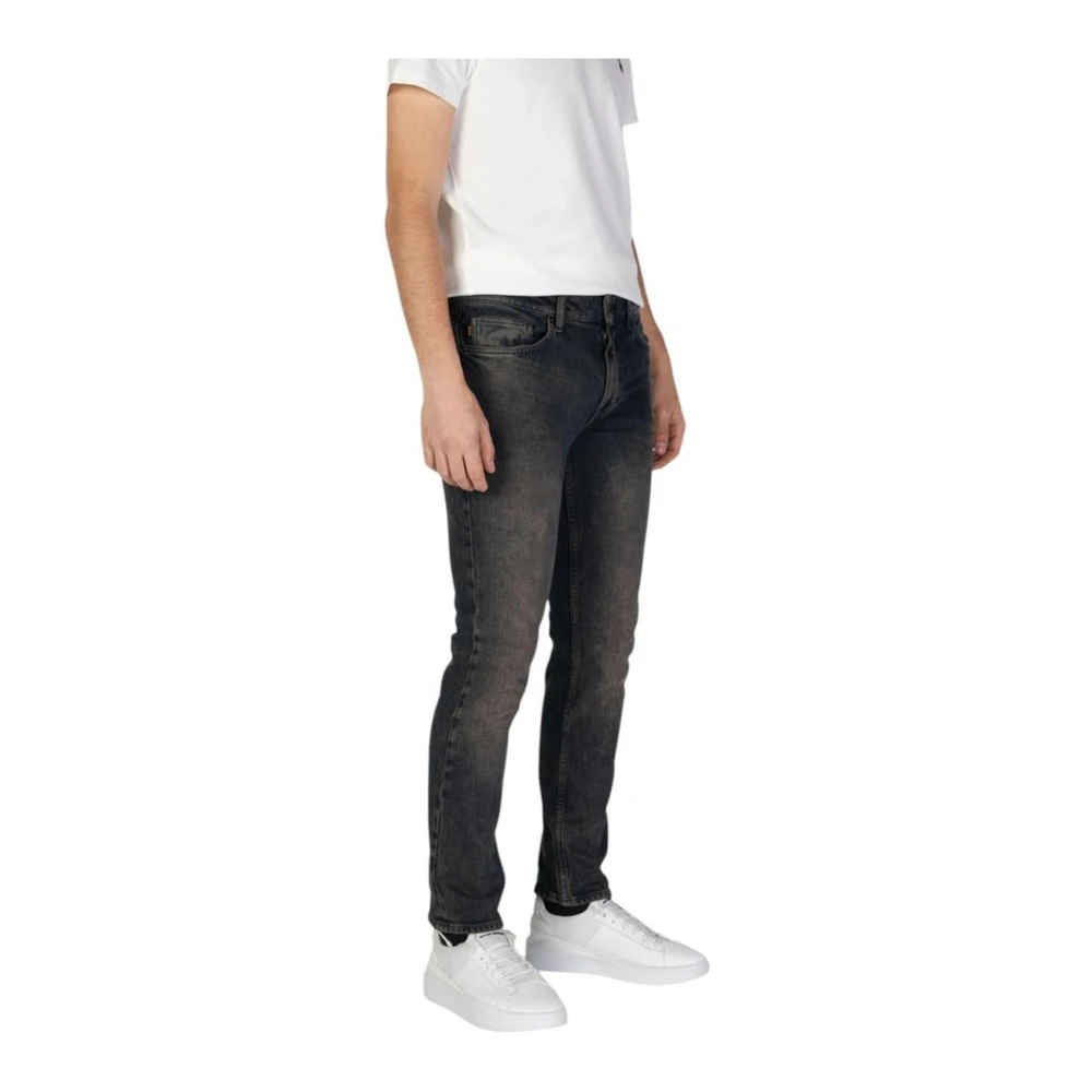 Hugo Boss Slim Katoenen Jeans met Elastaan Blue Heren