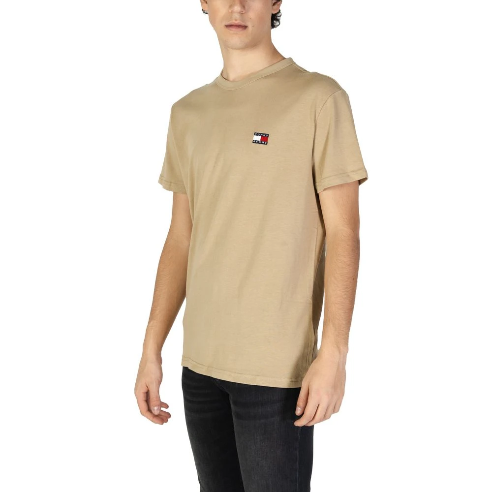 Tommy Jeans Beige Katoenen Gerecycled T-Shirt Lente Zomer Beige Heren