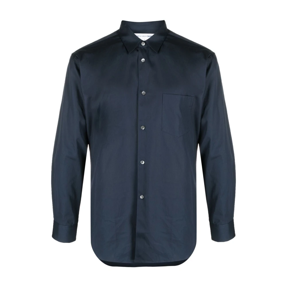 Comme des Garçons Katoenen overhemd voor heren Blue Heren
