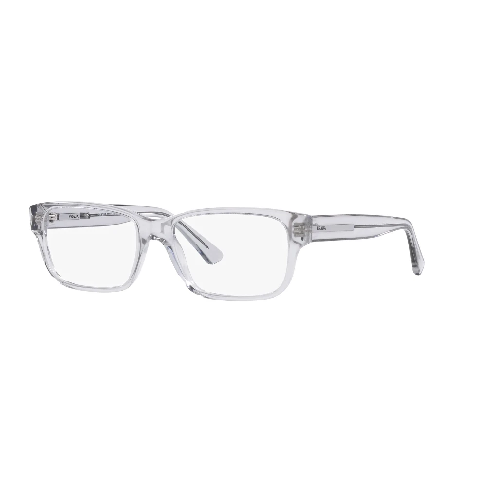 Prada Unisex Gray Glasses,, Eyewear Frames Medium