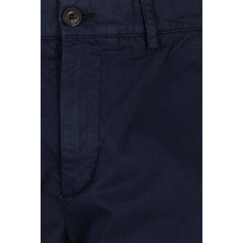 40Weft Blauwe Chino Bermuda Shorts Blue Heren