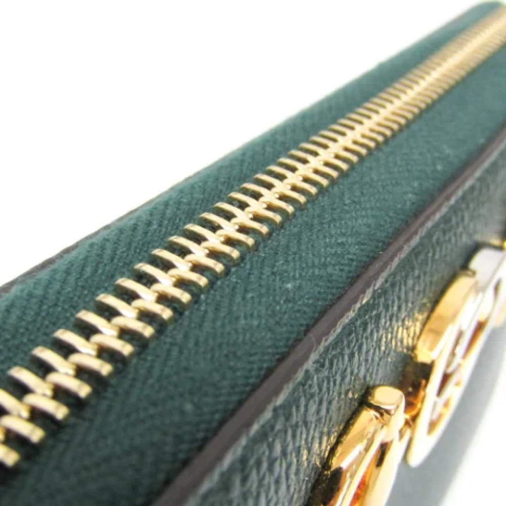 Gucci Vintage Pre-owned Leather wallets Green Dames