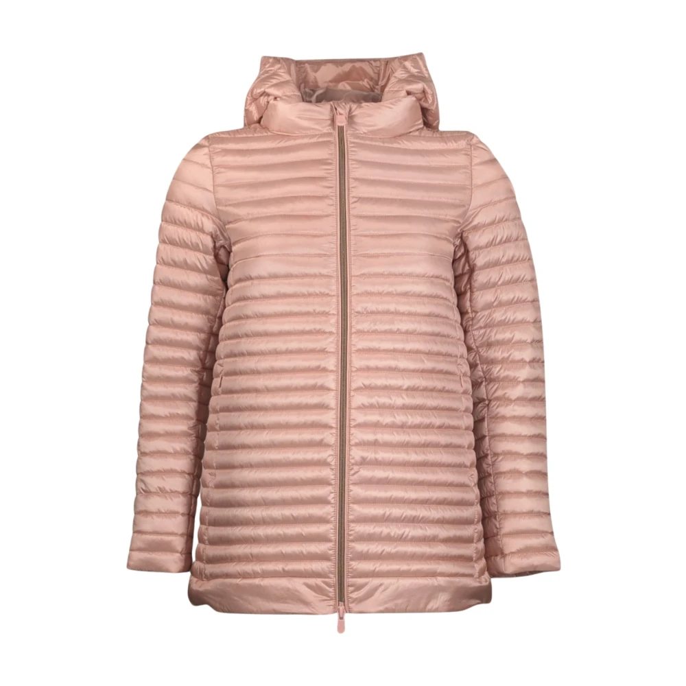 Save The Duck Women's Pink Alima Quilted Jacket - Winter Jackets - L - Jackets