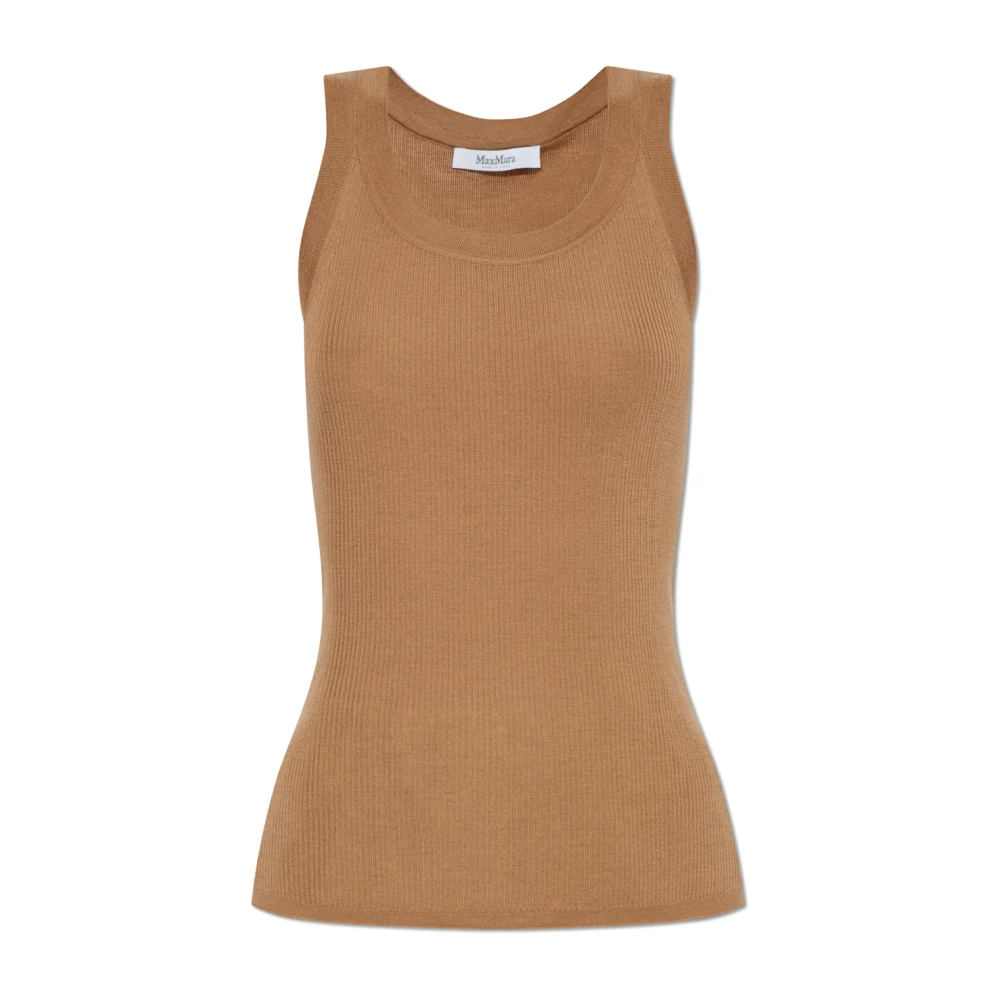 Max Mara Top Eliadi Brown Dames