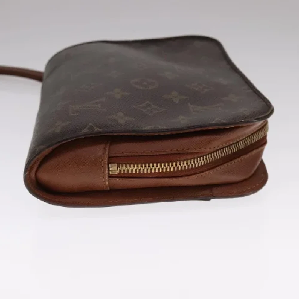 Louis Vuitton Vintage Pre-owned Canvas clutches Brown Dames