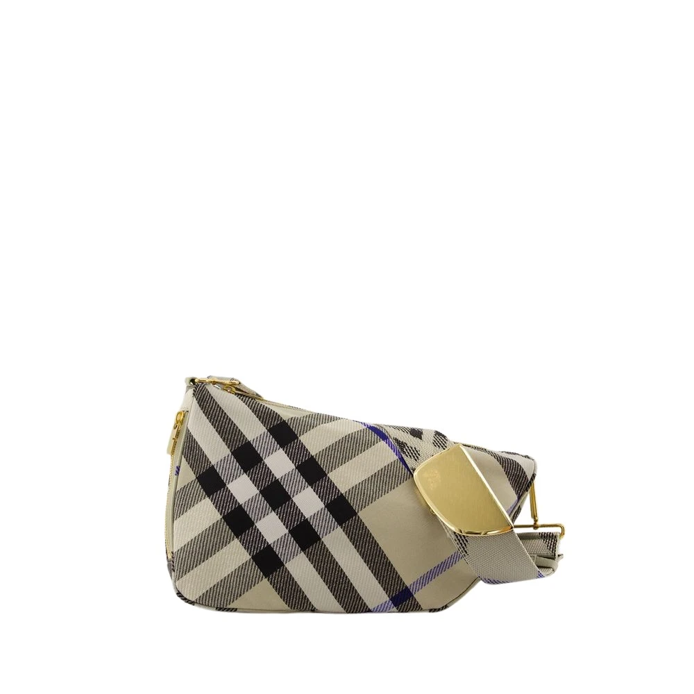 Burberry Neutral Syntetisk Messenger Väska med Axelrem Beige, Dam