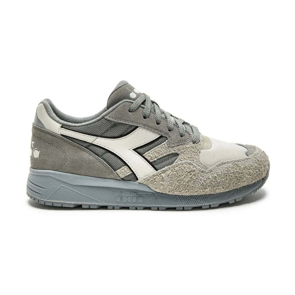 Diadora Women's Gray Sneakers, 3 Uk, Sporty Casual Trainers