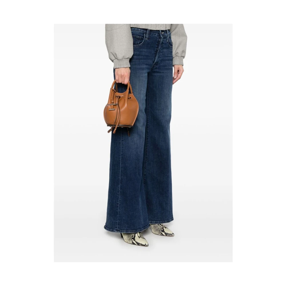 TOD'S Bruine Trekkoordtas met Handvatten Brown Dames