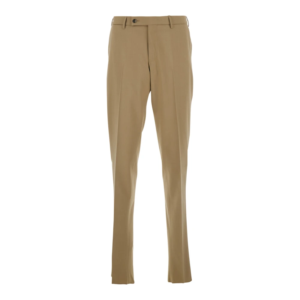 Pt Torino Mannelijk Beige Slim Trousers