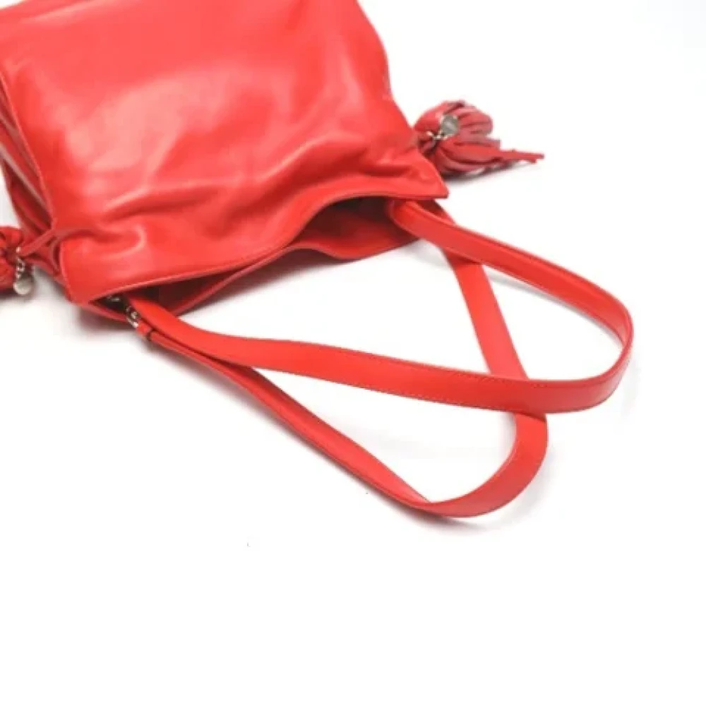 Loewe Pre-owned Fabric shoulder-bags Orange Dames