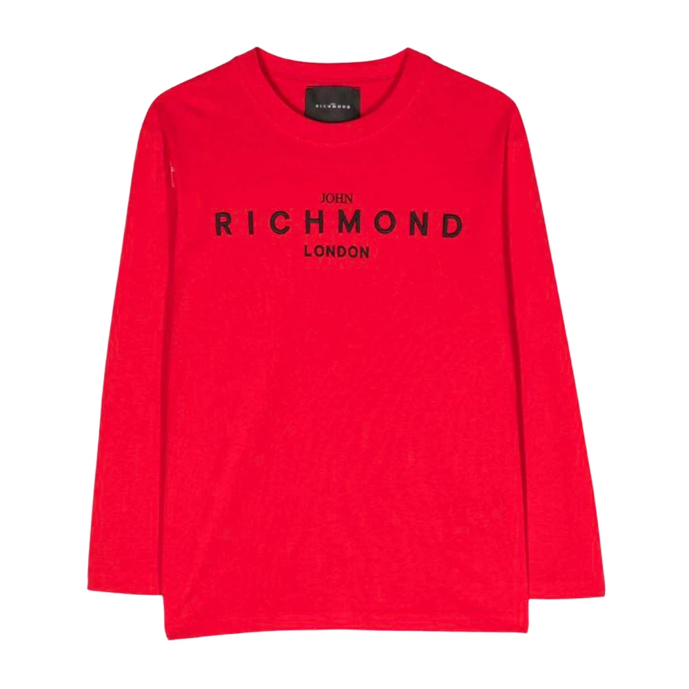 John Richmond T-Shirt med Kontrastlogotyp Red, Flicka