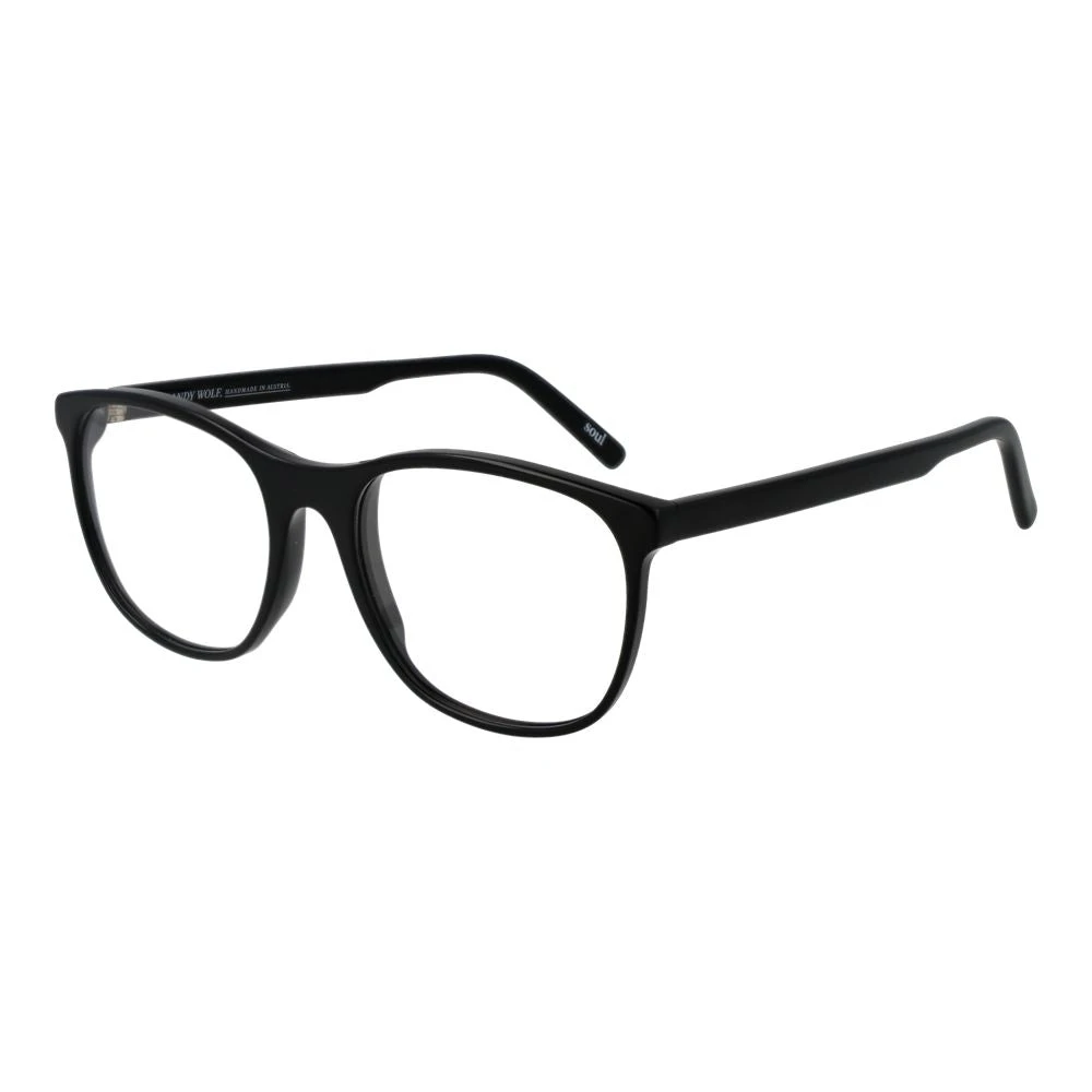 Andy Wolf Unisex Black Optical Frames Panto Style