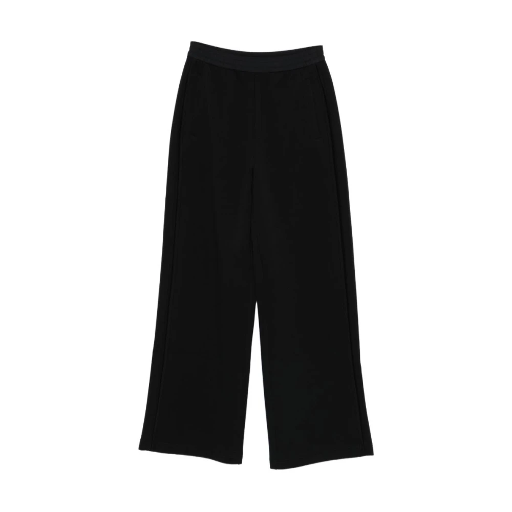 Emporio Armani Damen Schwarz Hosen, K, Sgröße: