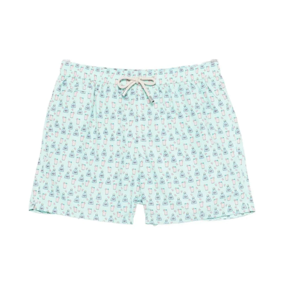 Mc2 Saint Barth Multicolor Lighting Micro Fantasy - Male - Beachwear - S - Swimwear