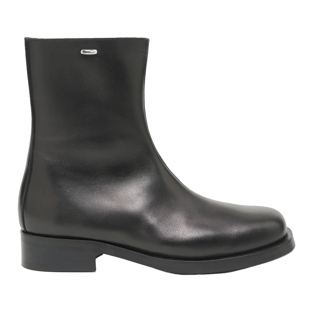 Our Legacy Black Ankle Boots, Male, 7 Uk, Camion Boot