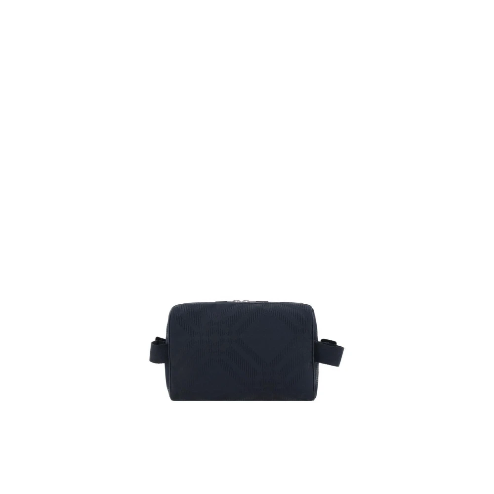 Burberry Dubbel Compartiment Leren Heuptas Black Heren