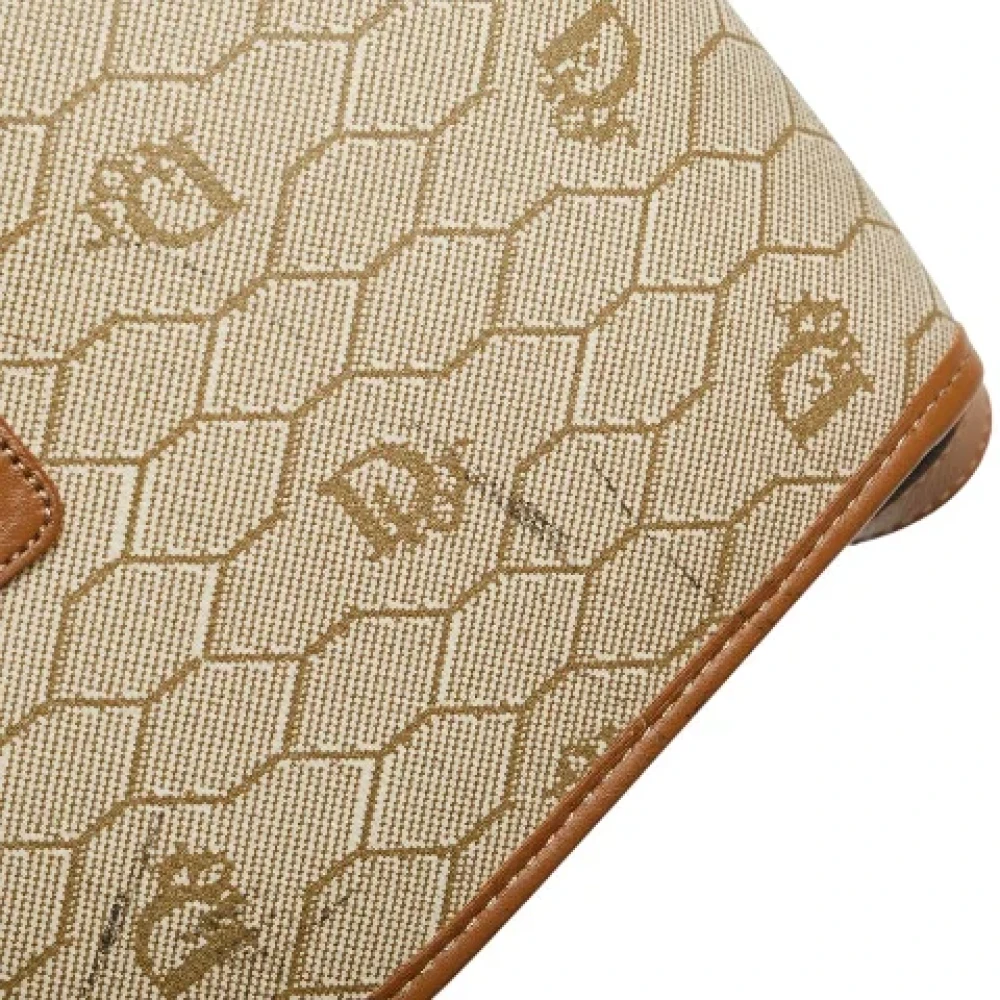 Dior Vintage Pre-owned Canvas dior-bags Beige Dames