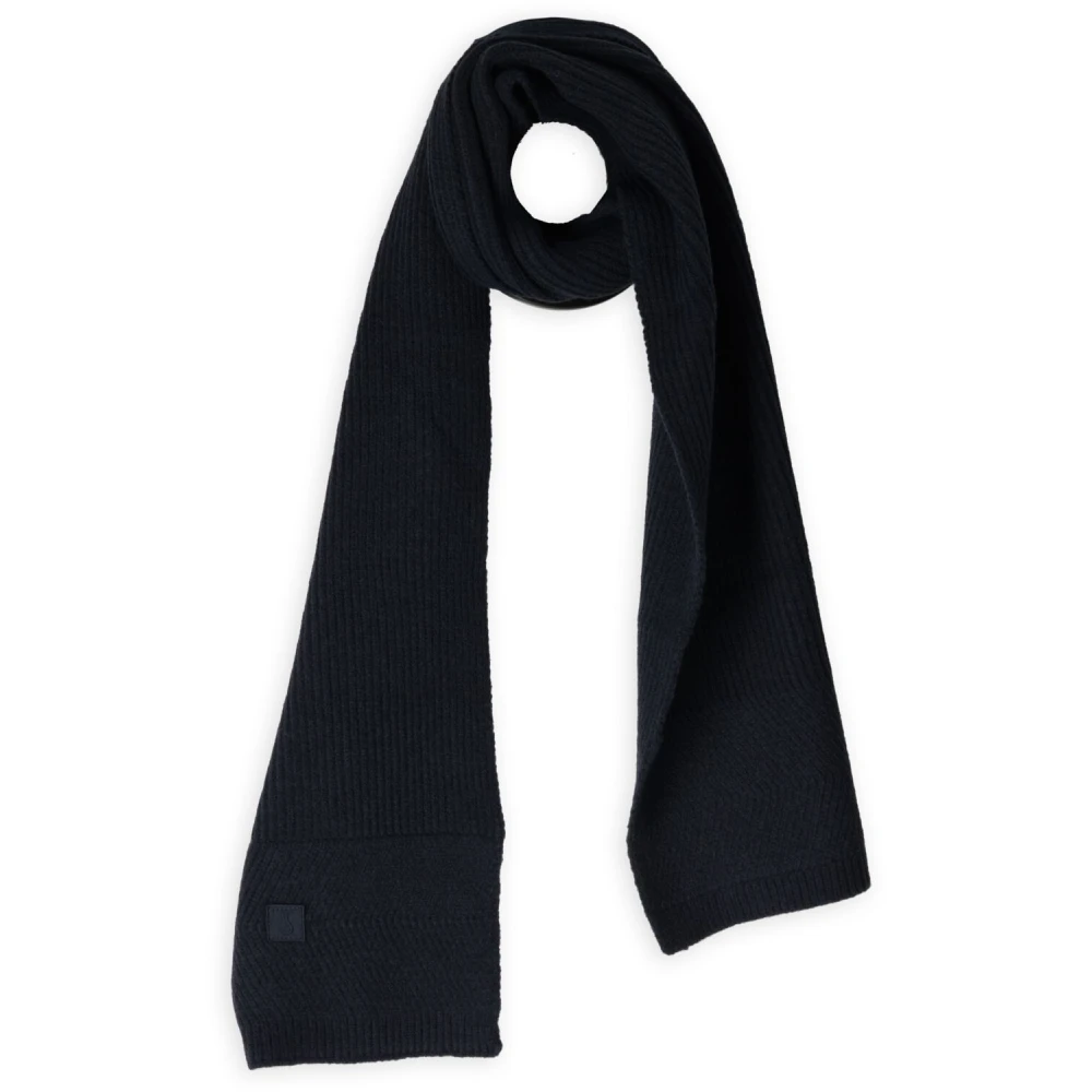 Butcher of Blue Navy Wol Leger Sjaal Blue Heren