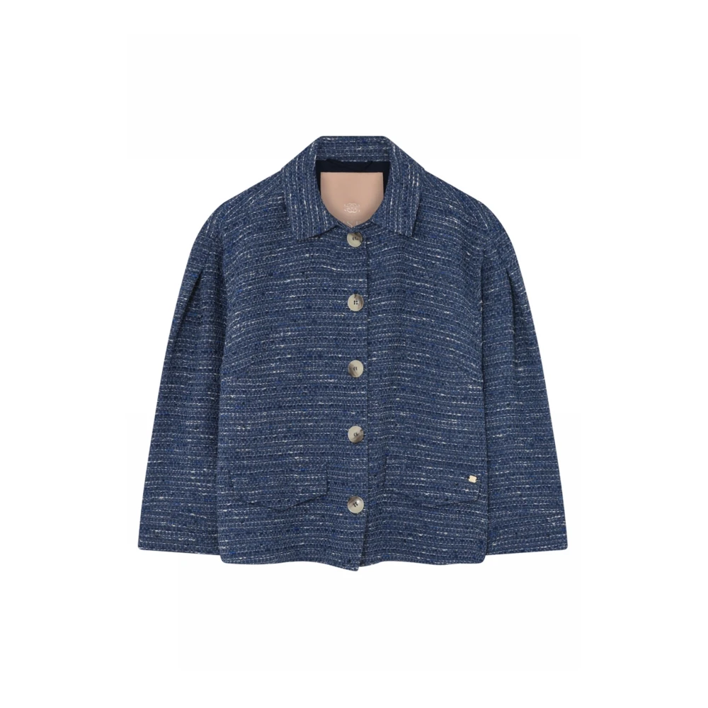 Gustav Casual Blazer Jas Blue Dames