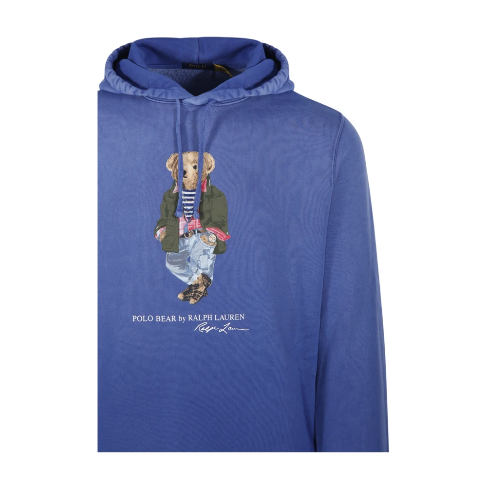 Ralph Lauren Hoodie Sweatshirt Blue Heren