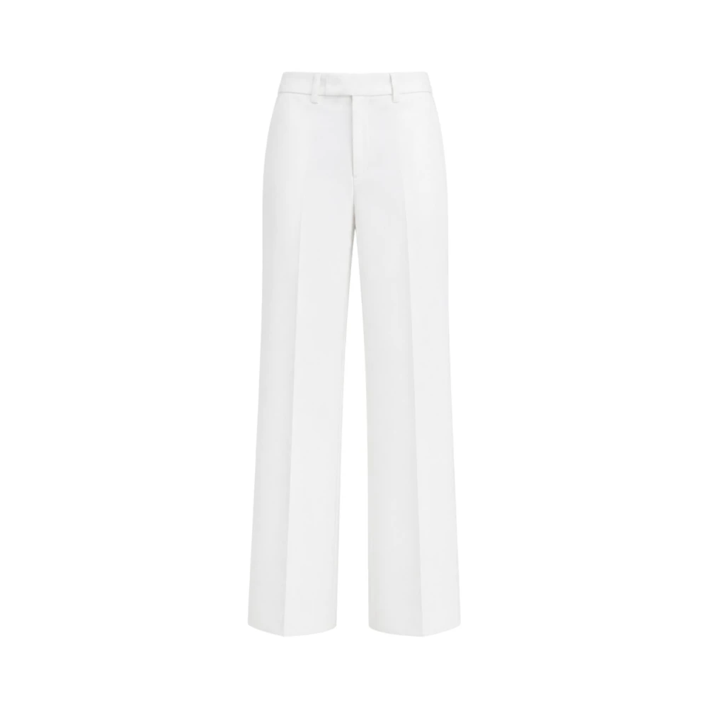 Liu Jo Women's White Palazzo Trousers - Wide Trousers - Xl - Trousers