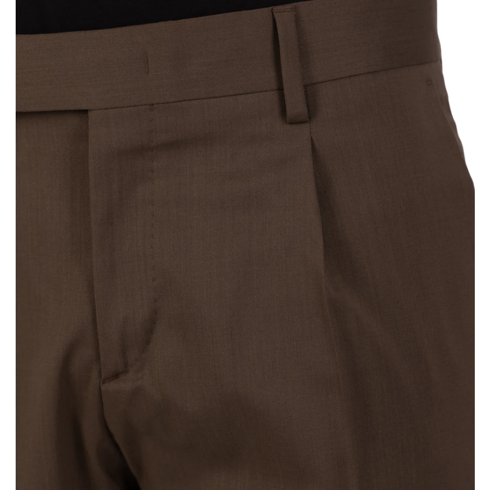 Low Brand Oyster Technowool Broek Brown Heren