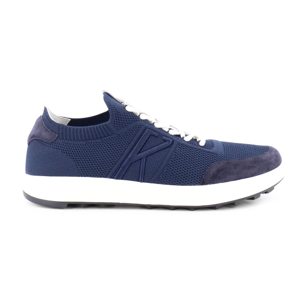 Kiton Ciro Paone Sneakers Heren Schoenen Blauw