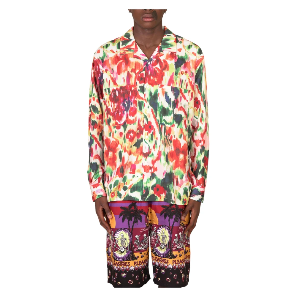 Pleasures Lange mouwen shirt in Multi Multicolor Heren