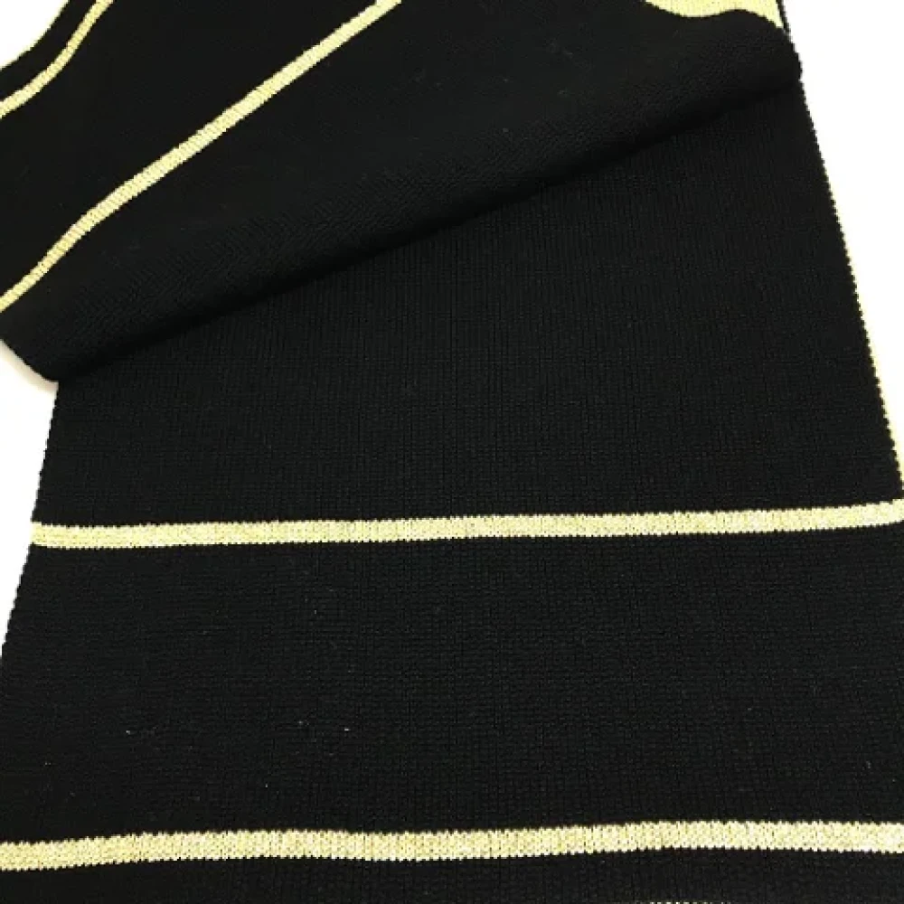Louis Vuitton Vintage Pre-owned Wool scarves Brown Dames