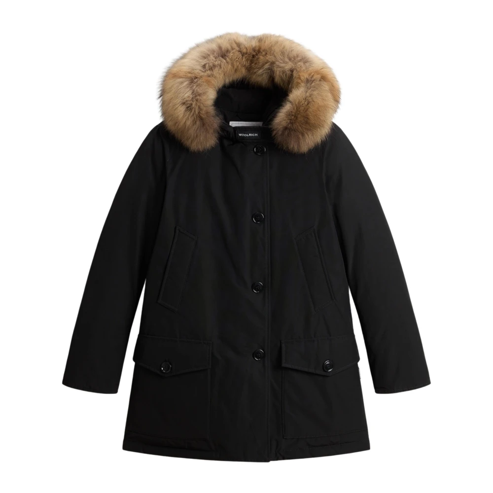 Woolrich Arctic Parka met bont capuchon Black Dames