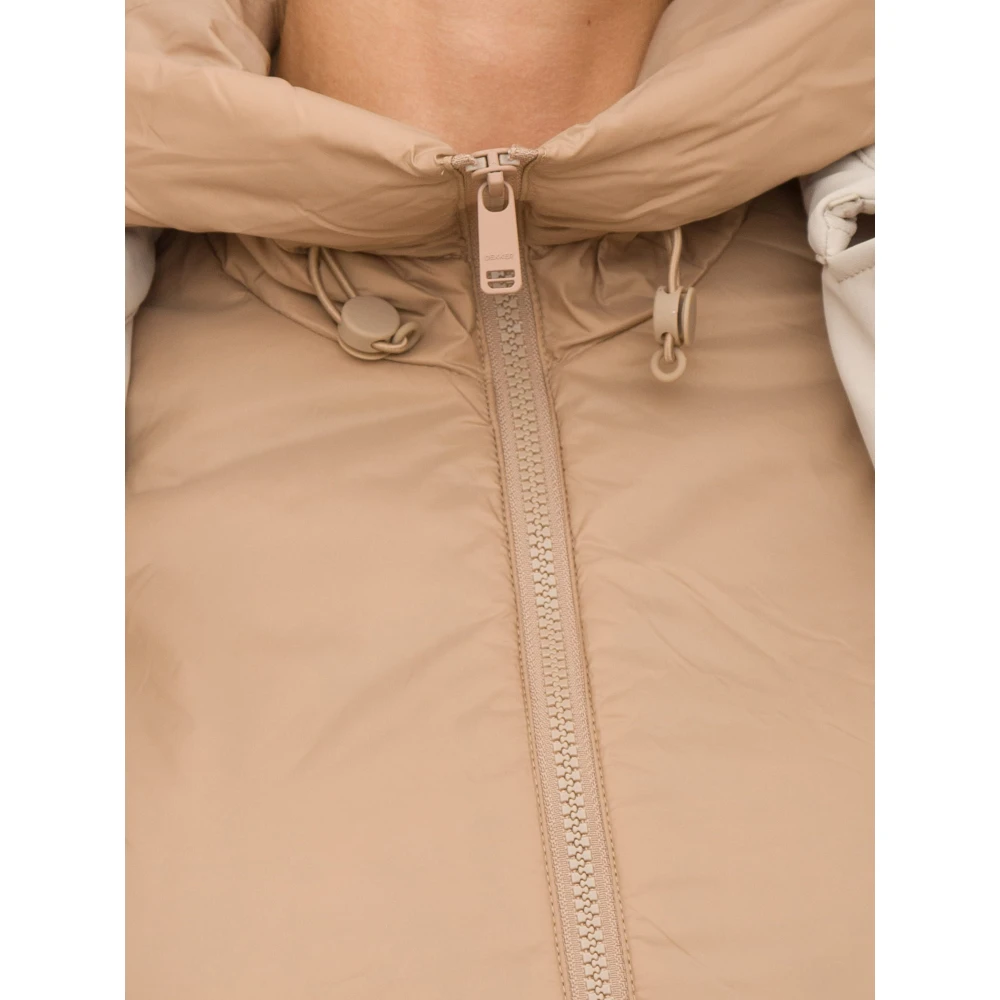 Dekker Beige Parka Trench Coat Beige Dames
