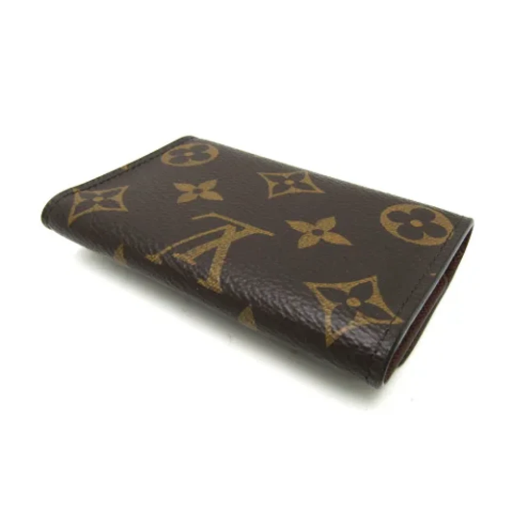 Louis Vuitton Vintage Pre-owned Fabric key-holders Brown Dames