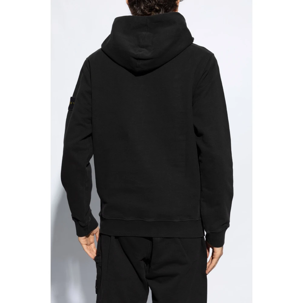 Stone Island Hoodie Black Heren