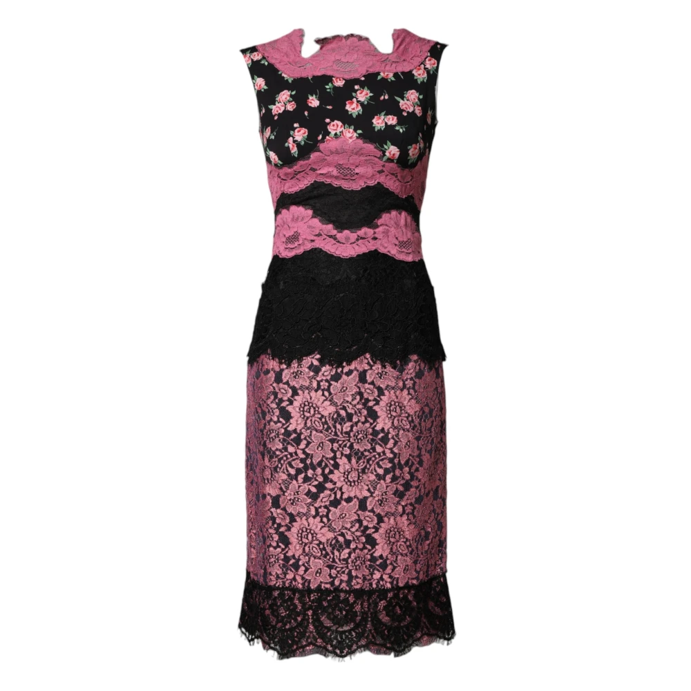 Dolce & Gabbana Women's Multicolor Sheath Dress - Midi Dresses - S - Dresses