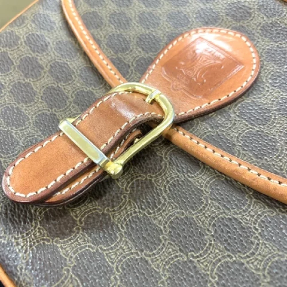 Celine Vintage Pre-owned Leather celine-bags Brown Dames