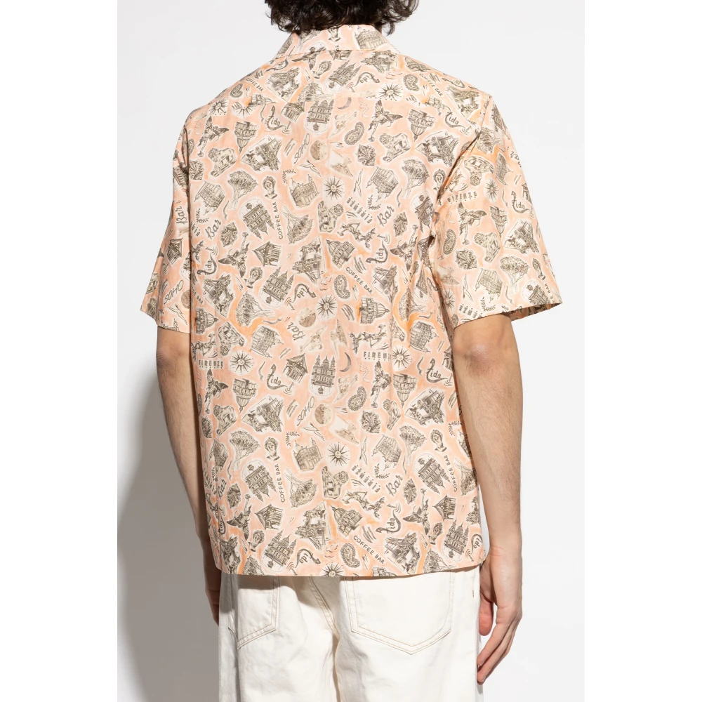 Paul Smith Kortemouwenshirt Orange Heren